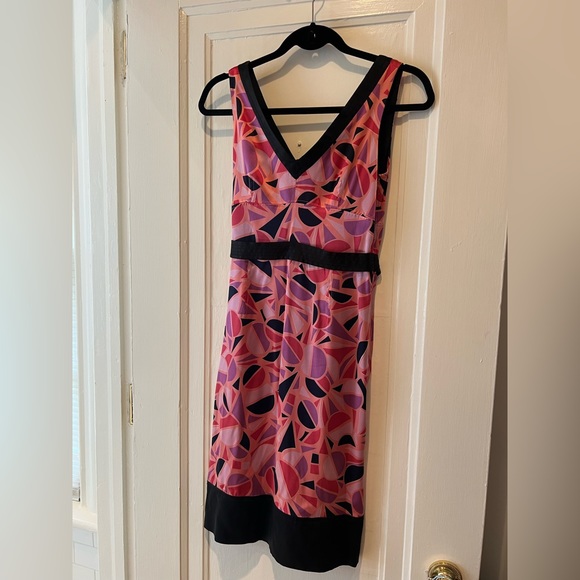 Marc Jacobs pink and black silk dress 2 - Picture 2 of 2